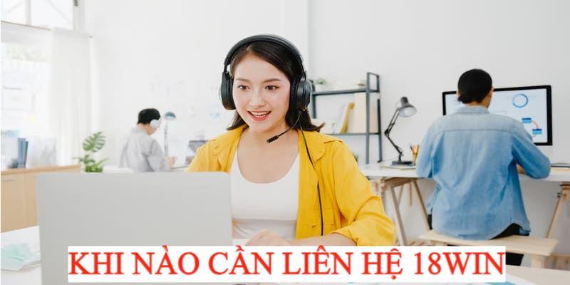 Cập nhật thông tin liên hệ với 18win